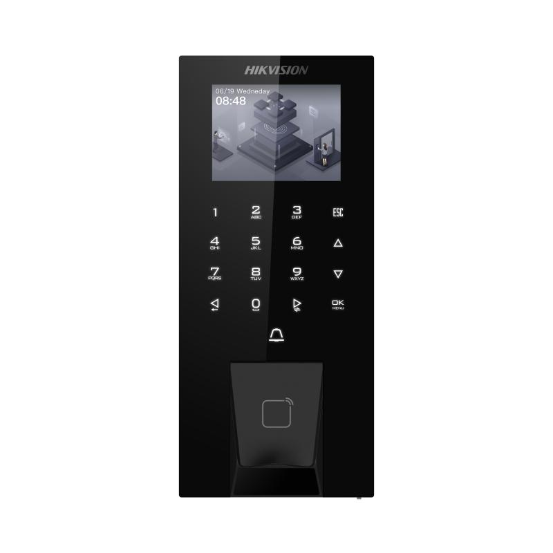 Control de acceso y asistencia Hikvision DS-K1T807MBFWX-E1 con huella en Ibarra e Imbabura